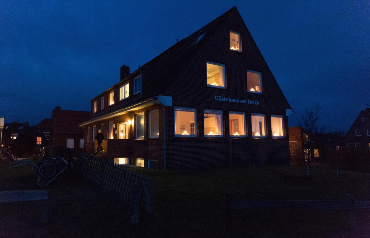 Gaestehaus Am Deich Juist Exterior foto